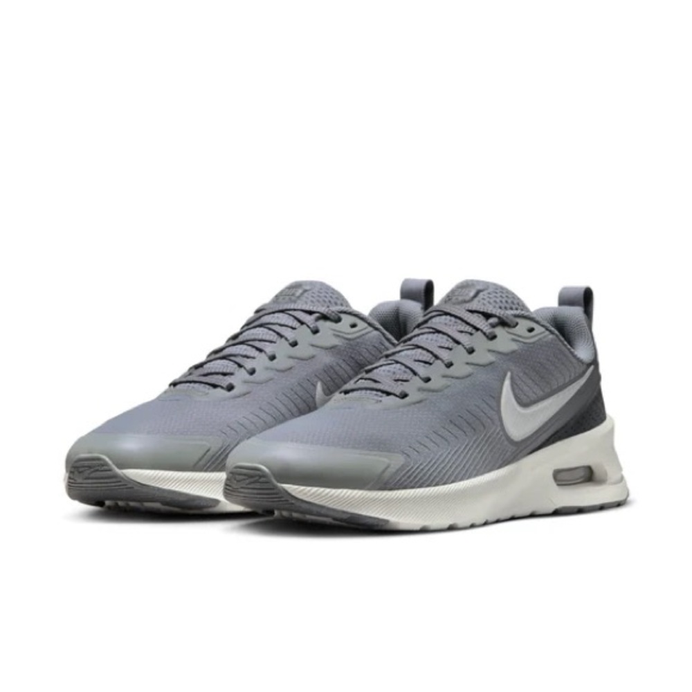 Nike Gray and White Running Shoes
